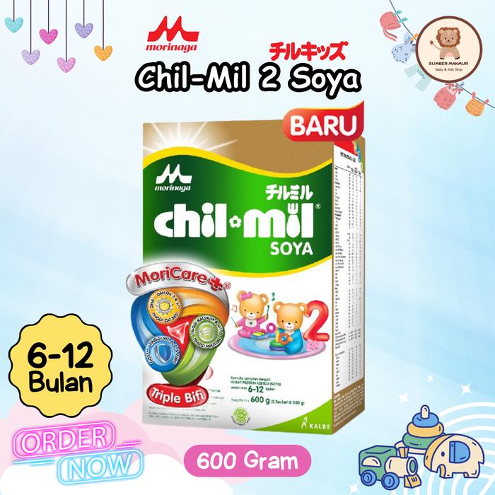 Gambar Chil Mil 2 Soya 600g Morinaga Moricare+ Triple Bifi Susu Formula Bayi dari Sumber Makmur Baby Shop undefined Tokopedia