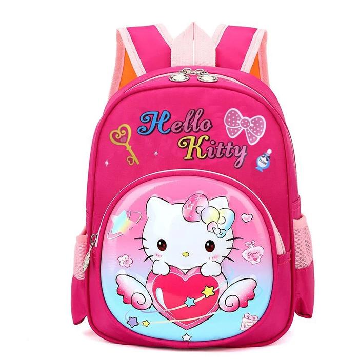 Gambar CHIRO - Tas Sekolah Anak TK PAUD Anti Air/Ransel Sekolah Anak Unisex - Red Hello Kitty dari supono store88 undefined Tokopedia