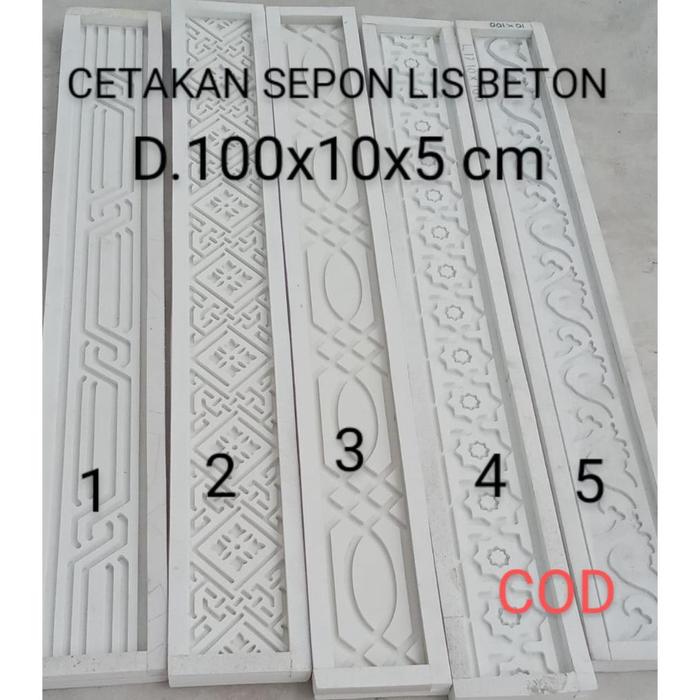 Gambar Cetakan lis gypsum / lis dinding / lis plafon gypsum / lis dinding - Motif 1 dari Cipto Jaya Store undefined Tokopedia