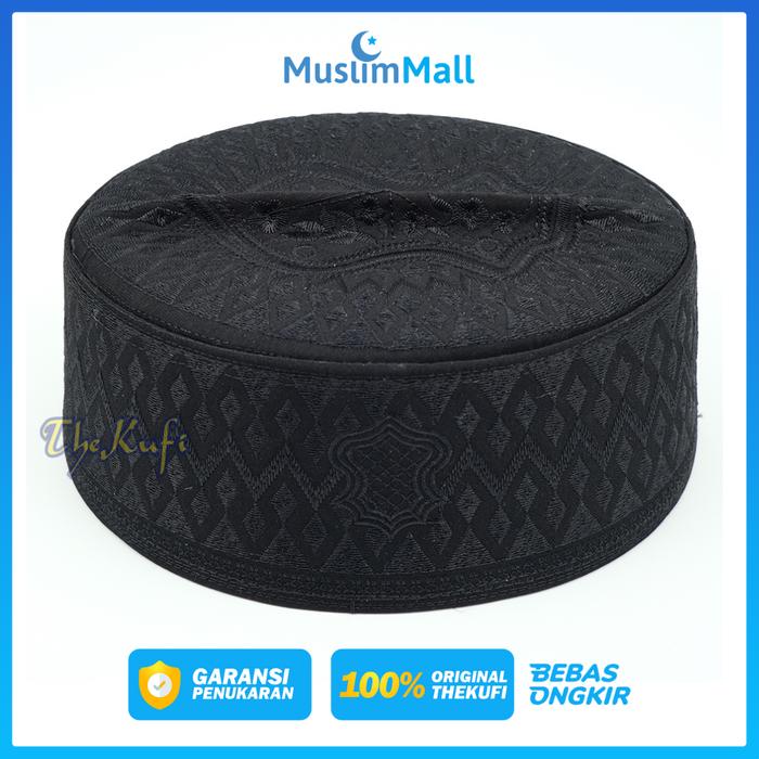 Gambar Peci Assagofah Putih dan Hijau Kopiah Haji Assagofah Al Hamid The Kufi - Hitam, No.7 dari Muslim Mall undefined Tokopedia