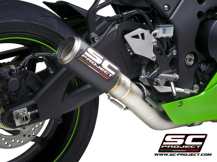 Gambar SC Project Slip On CRT Carbon With De-CatLink Kawasaki ZX10R-RR'21-'23 - Carbon dari SC Project Indonesia undefined Tokopedia