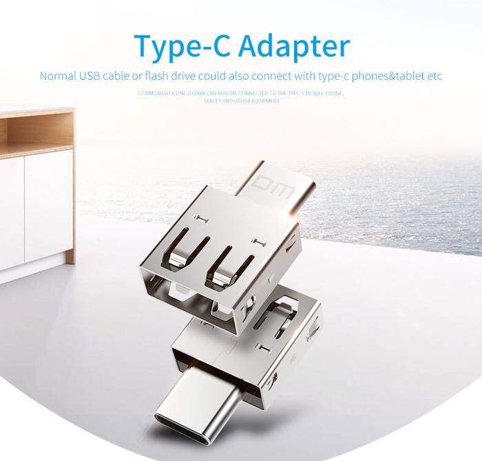 Gambar DM USB Type C to USB 2.0 OTG Smartphone - Silver dari Amerta Center undefined Tokopedia