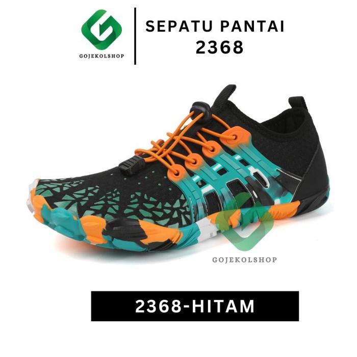 Gambar Sepatu Pantai Pria Wanita Anti Licin / Sepatu Hiking Anti Air - 2368-HITAM, 35 dari gojekolshop undefined Tokopedia