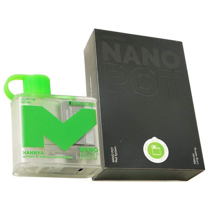 Gambar Pod Vape Hannya Nano Pot 900mAh 16.2W Pod Kit Authentic By Vapelustion - CLEAR LAKE dari Maroonvape undefined Tokopedia