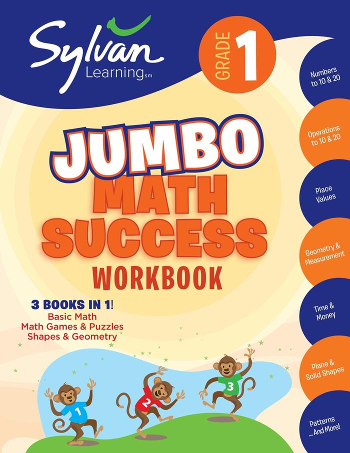 Gambar 1st Grade Jumbo Math Success Workbook : 3 Books In 1--Basic Math, Math dari Indoprom commics undefined Tokopedia