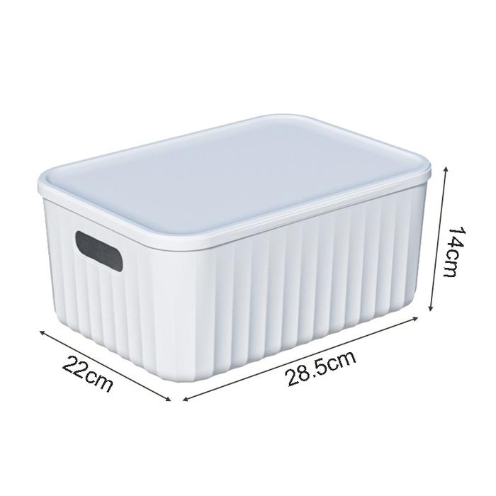 Gambar DEJAVU Storage Box Multifungsi Kotak Penyimpanan Shelf Baskets HSB786 - Besar Tutup dari Dejavu_NEW undefined Tokopedia