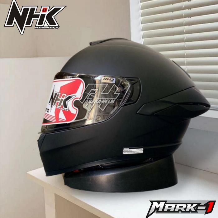 Gambar HELM NHK MARK 1 ELITE SOLID - black doff, M dari Aneka helmet undefined Tokopedia