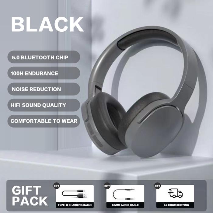 Gambar OLAV P9 Gaming Bluetooth Headset Bass Super Stereo Wireless Headphones - Hitam dari OLAV-MALL undefined Tokopedia