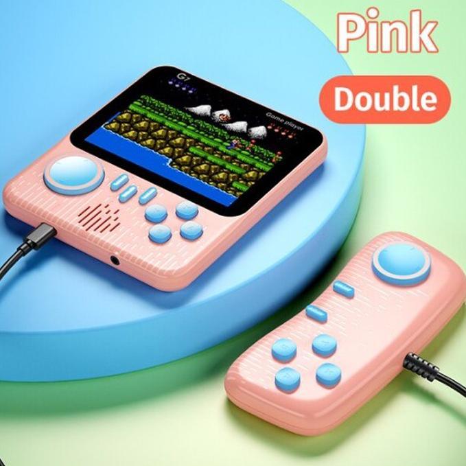 Gambar Portable Game G7 Console Game Box 666 in 1 Player Classic 2 Player - PINK dari GLOSE SHOP undefined Tokopedia