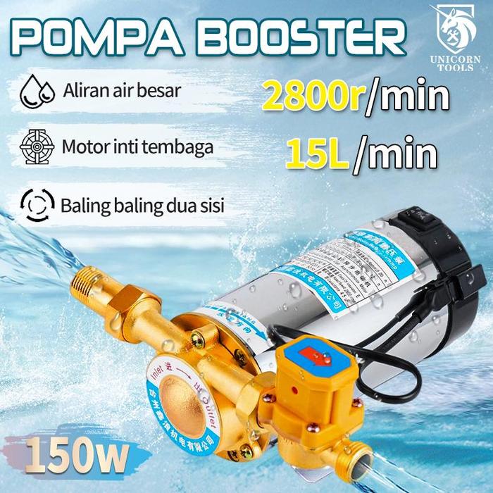 Gambar Pompa Pendorong Tekanan Air Booster Pump 100Watt/150Watt Mesin Pompa - 150W dari Cipto Jaya Store undefined Tokopedia