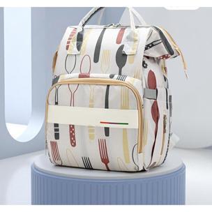 Gambar 【Kids】Pattern Baby Gear Bag / Large Baby Backpack 10213 - White B dari glatik_mart undefined Tokopedia