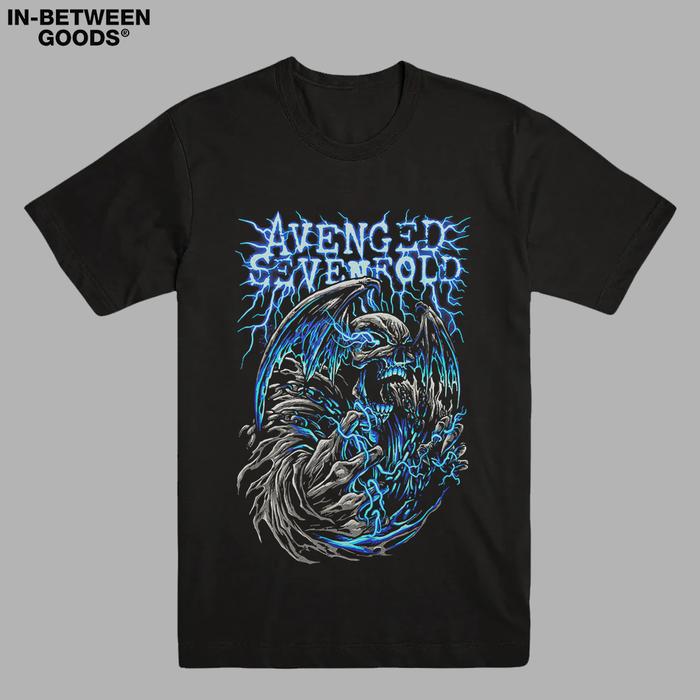 Gambar AVENGED SEVENFOLD - A7X | T-SHIRT BAND | HARD ROCK | MERCHANDISE - Blue Electric, S dari inbetweengoods undefined Tokopedia