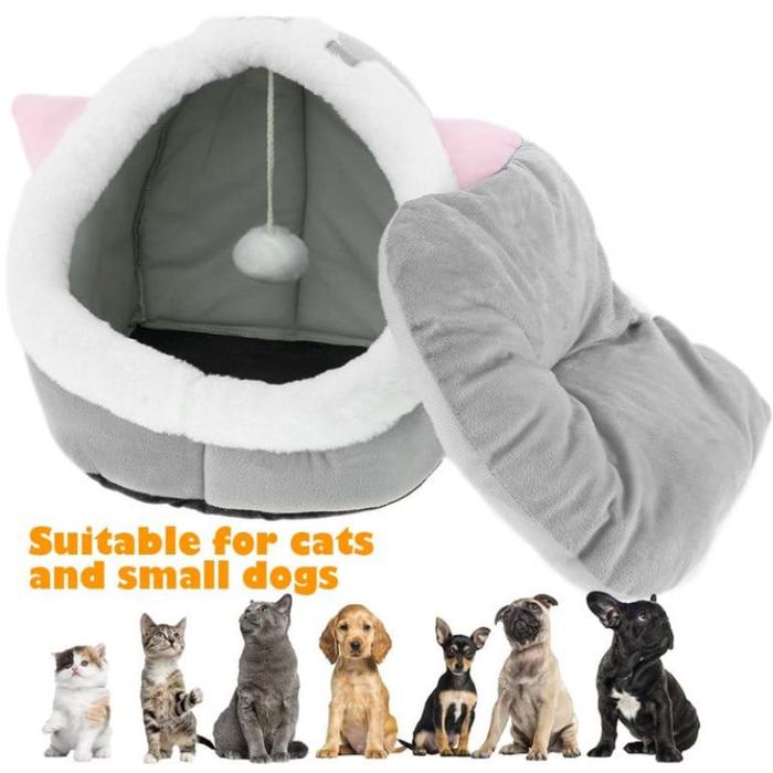 Gambar Tempat Tidur Kucing Anjing Pet Bed Kasur Sarang Hewan Peliharaan Empuk - Abu-abu dari Jaya berkah Teeshop undefined Tokopedia