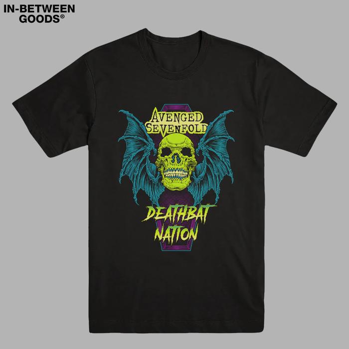 Gambar AVENGED SEVENFOLD - A7X | T-SHIRT BAND | HARD ROCK | MERCHANDISE - DeathBat Nation, M dari inbetweengoods undefined Tokopedia