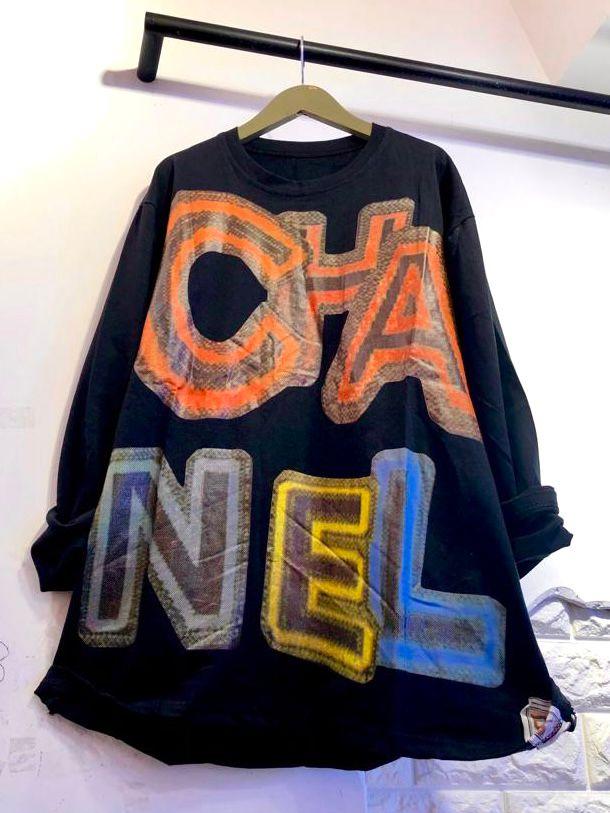 Gambar Kaos Oversize Wanita Lengan Panjang/Atasan Jumbo Bahan Kaos - Onel dari Lovelystore99 undefined Tokopedia