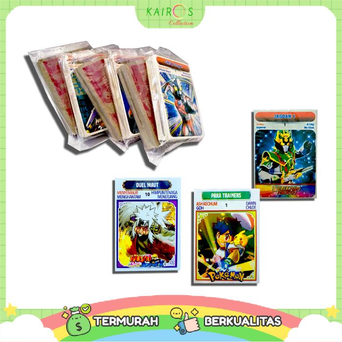 Gambar Kartu Kwartet Mainan Koleksi Anak Aneka Karakter Kartun - random dari kairos collection_NEW undefined Tokopedia