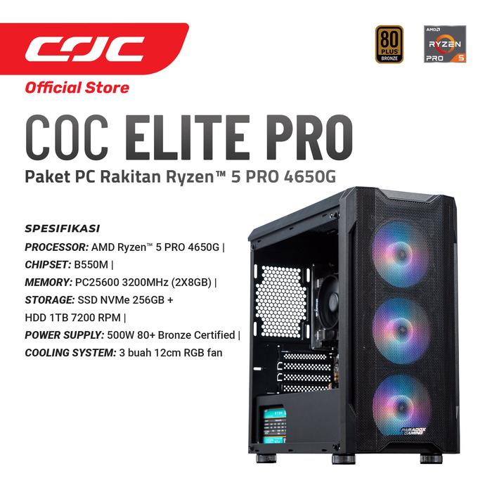 Promo COC Elite Pro Paket Ryzen PRO 4650G Cicil 0% 3x Kota