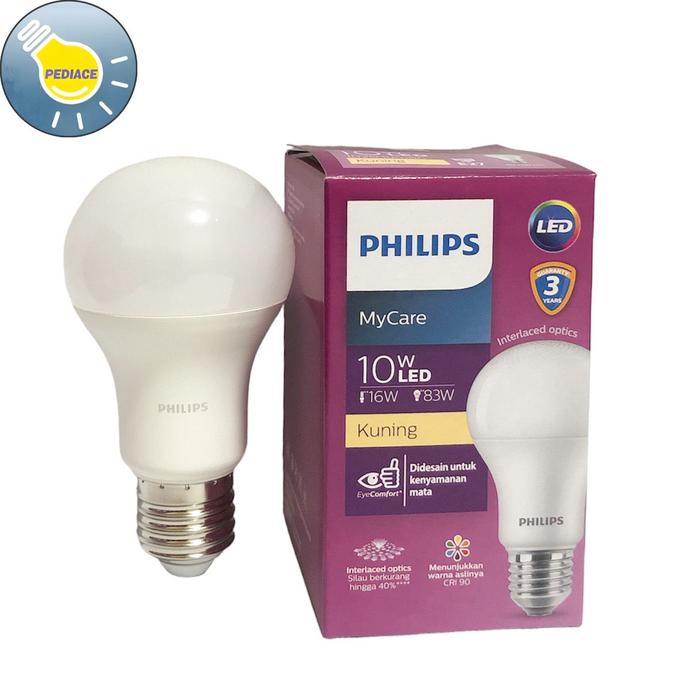 Gambar Lampu Bohlam LED PHILIPS Bulb 10W 10 Watt Fitting E27 1020lm dari Pediace undefined Tokopedia