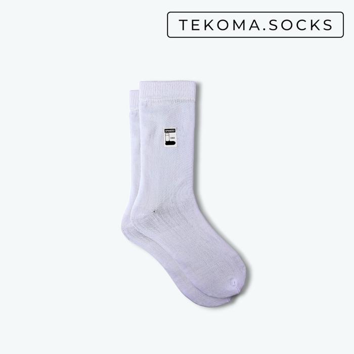 Gambar Kaos Kaki Sekolah SD/ SMP/ SMA (Hitam, Putih, Hitam Putih) - Putih, SD dari Tekoma undefined Tokopedia