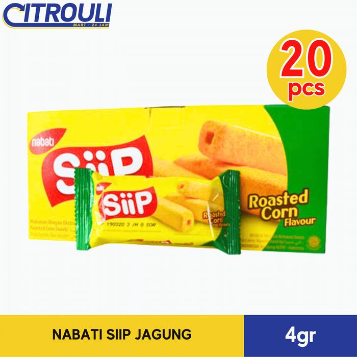 Gambar NABATI SIIP 4gr (ISI 20pcs / 1 BOX) ALL VARIAN - JAGUNG  dari Citrouliswalayan undefined Tokopedia