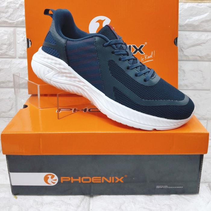 Gambar SEPATU SNEAKERS PRIA PHOENIX HADES TERBARU ORIGINAL - Navy/White, 39 dari CIHO SHOES undefined Tokopedia