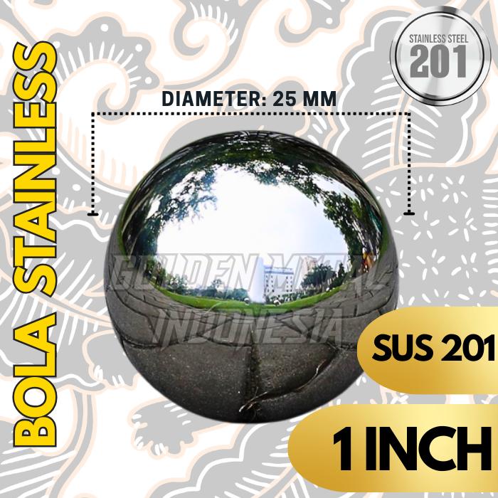 Gambar Bola Stainless Steel Aksesoris SUS 201 1 Inch - 4 Inch - 1" dari Golden Metal Indonesia undefined Tokopedia