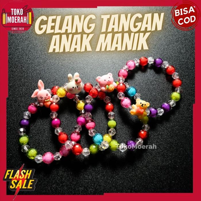Gambar GELANG TANGAN ANAK GELANG KARET MANIK MANIK LUCU IMUT READY COD dari TokoMoerah88 undefined Tokopedia