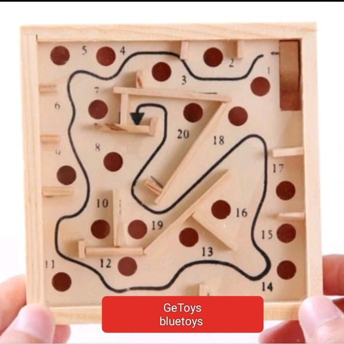 Gambar (GETOYS) MAINAN EDUKASI LABIRIN KAYU/MELATIH FOKUS & KONSENTRASI dari getoys undefined Tokopedia