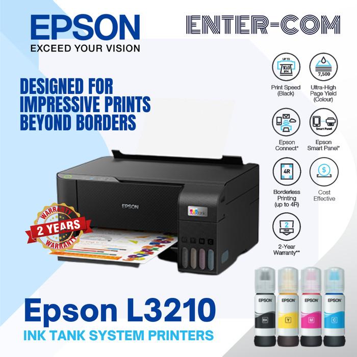 Gambar PRINTER EPSON L3210 L 3210 PRINTER EPSON INK TANK PRINTER ISI ULANG - Tanpa Tinta dari elevenkomp undefined Tokopedia