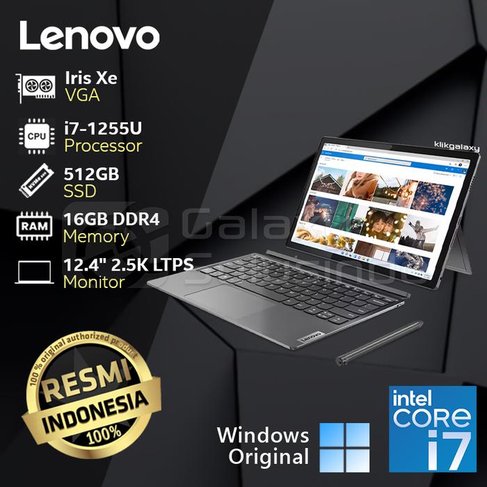 Gambar LENOVO Ideapad Duet 5 12IAU7 2FID Core i7-1255U 512GB SSD 16GB RAM dari GASOL SUMBERSARI undefined Tokopedia