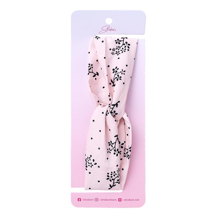 Gambar Stroberi Flower Fabric Headband - FlwrBabyPink dari Stroberi Accessories undefined Tokopedia