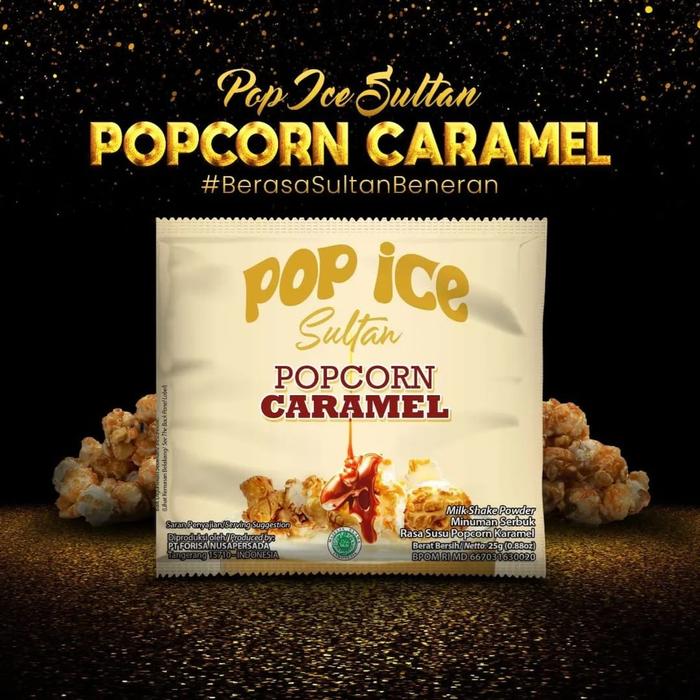 Gambar POP ICE SULTAN / POP ICE ALL VARIANT / POP ICE TERBARU - 1 Renceng - Popcorn Caramel dari pesona hobi undefined Tokopedia