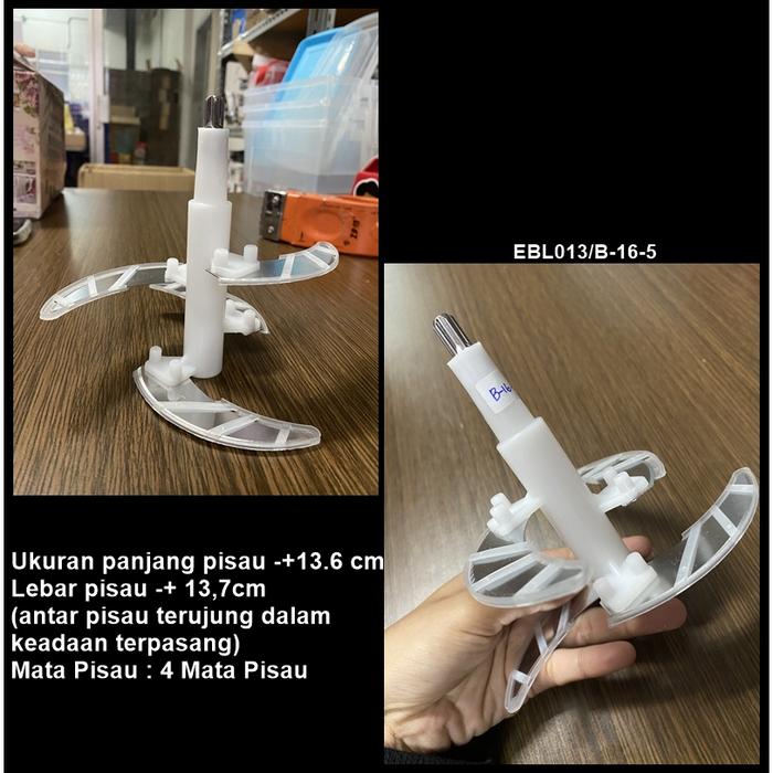 Gambar MATA PISAU CHOPPER DAGING 2 LITER 3 Liter 4 liter 4L Blender Capsule - B16-5 dari PERDANA ACC88 undefined Tokopedia