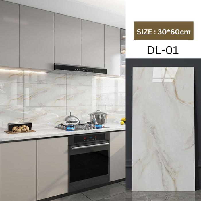 Gambar Wallpaper Dinding Vinyl Marble 30 x 60cm Stiker Dinding Marmer Granit - DL-01 dari one1store.ID undefined Tokopedia