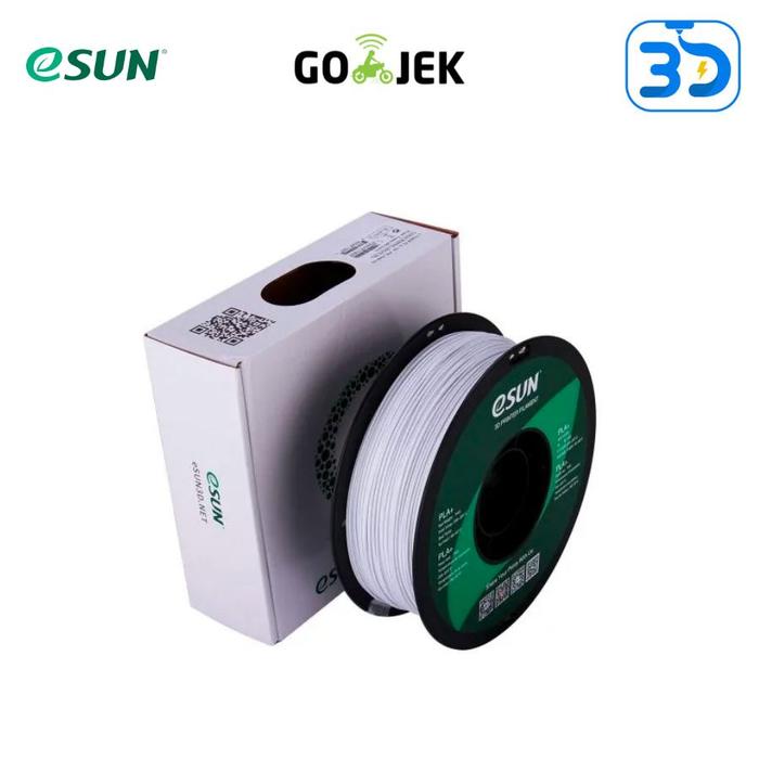 Gambar eSUN 3D Filament Terbaru Optimized PLA+ ABS+ Filament 1.75 mm - Cold White dari 3D Zaiku Indonesia undefined Tokopedia