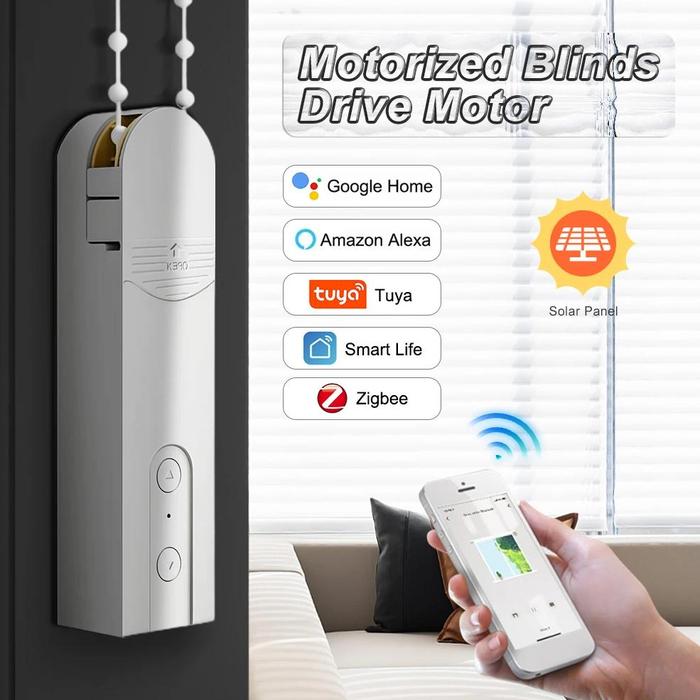 Gambar New Tuya Smart Zigbee Am43 Blinds Drive Motor Roller Curtains Drive dari Love &amp; Sea undefined Tokopedia