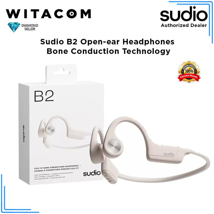 Gambar Sudio B2 Open-Ear Headphones Bone Conduction Putih - Putih dari Witacom undefined Tokopedia