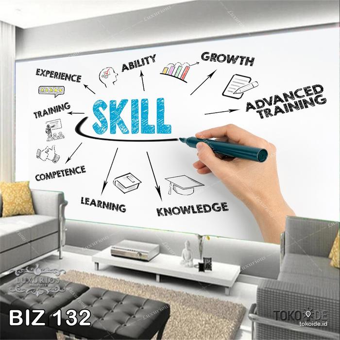 Gambar Wallpaper Custom 3D Sticker Dinding Walpaper Kantor Stiker Office - BIZ 132, FLEXI KC dari DWS Wallpaper undefined Tokopedia