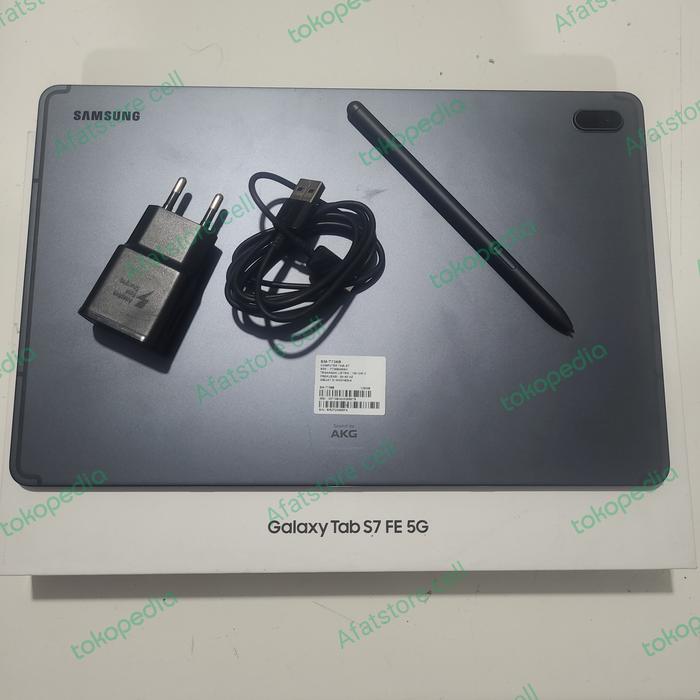 Gambar Samsung Galaxy Tab S7 FE 5G 6GB/128GB Fullset SEIN dari Afatstore cell undefined Tokopedia
