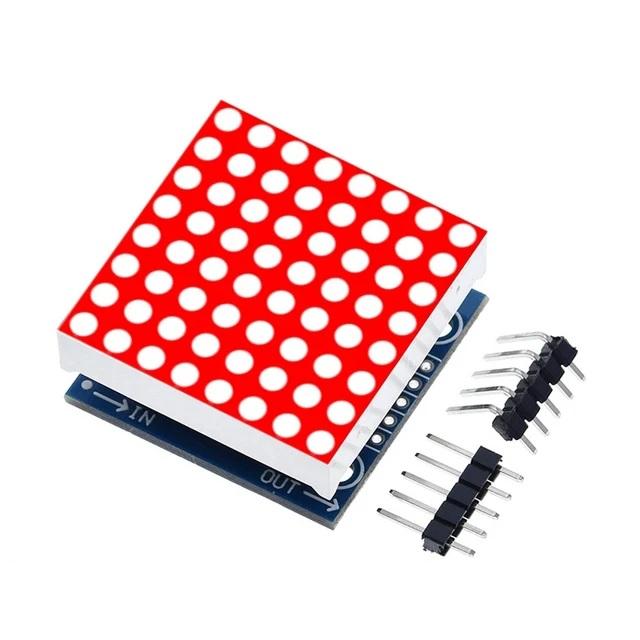 Gambar MAX7219 LED Dot Matrix 8x8 Display Module - Merah dari AIF Robotic undefined Tokopedia