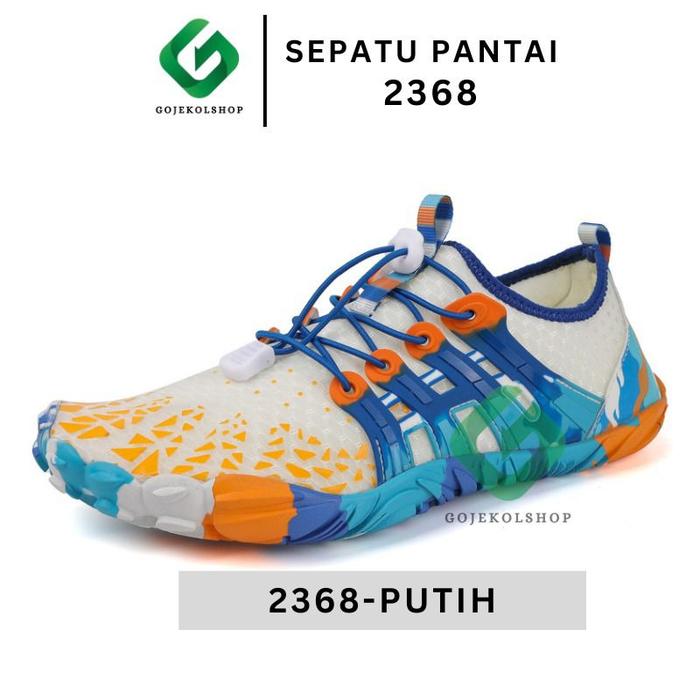 Gambar Sepatu Pantai Hiking Pria Wanita Anti Licin / Sepatu Yoga Pria Wanita - 2368-PUTIH, 46 dari gojekolshop undefined Tokopedia