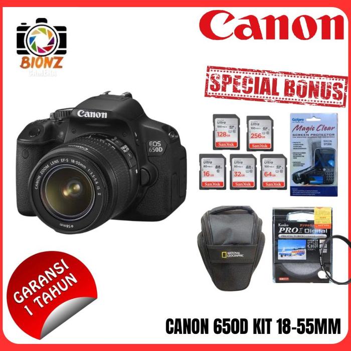 CAMERA CANON 650D KIT 18-55MM CAMERA CANON 650D KIT 18-55MM CAMERA  CANON 650D KIT 18-55MM BODY ONLY