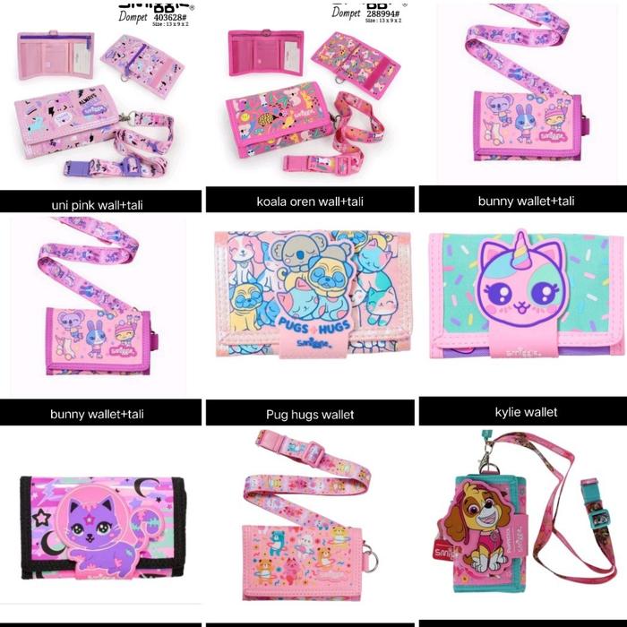 Gambar smiggle Wallet Lanyard Boy girl/Dompet anak/Kado/Ori/ Ready dari einstein toys shopp undefined Tokopedia