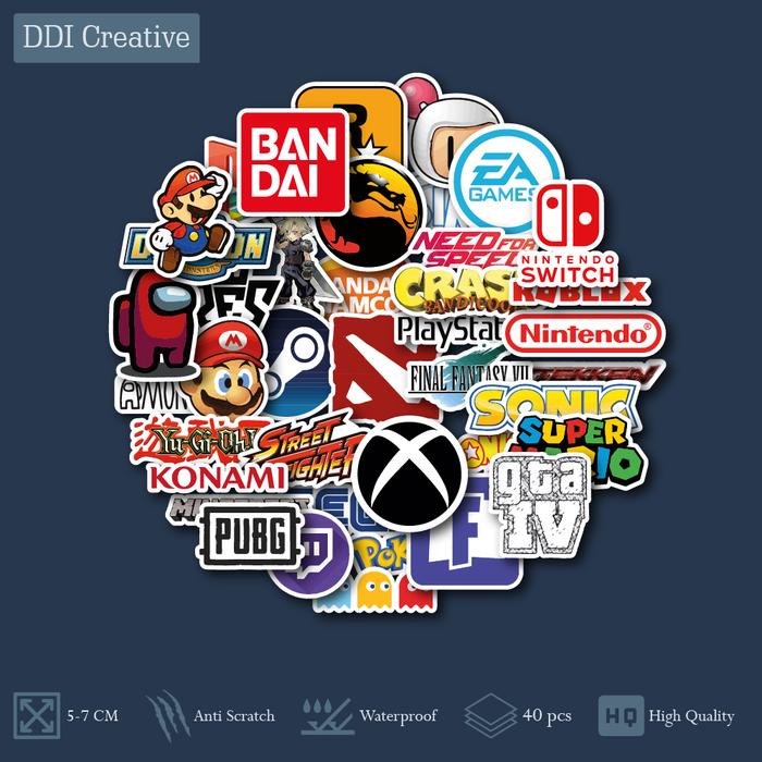 Gambar STIKER GAMES | STICKER LAPTOP HELM TUMBLR KOPER - ALL STIKER dari DDI Creative undefined Tokopedia