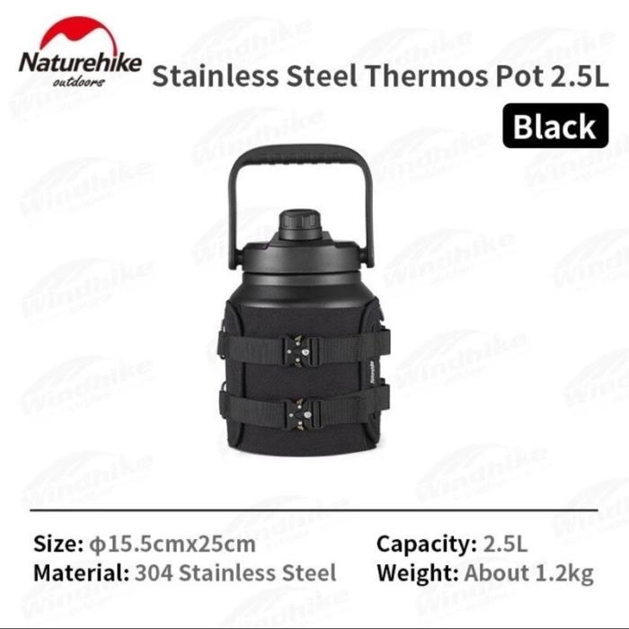 Gambar Thermos Naturehike NH22SJ001 - Thermos air Glamping Camping - 2,5 Liter dari Republic of Campers undefined Tokopedia
