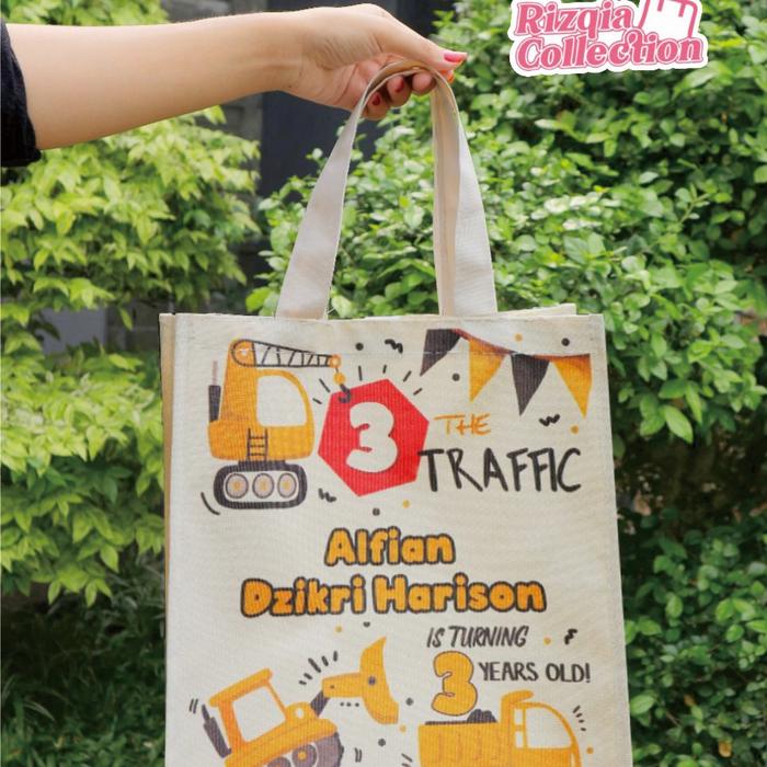 Gambar CALIA BAG/ KANVAS DINIER/POLYESTER/TAS ULANGTAHUN - Tali polyester dari Rela Gift Store undefined Tokopedia