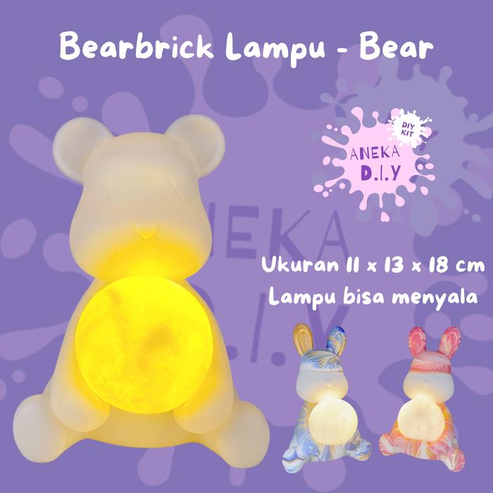 Gambar Bearbrick Lampu Lucu DIY Beabrick Lampu Bear Brick Lampu Beruang Naga - Beruang (Bear) dari anekadiy undefined Tokopedia