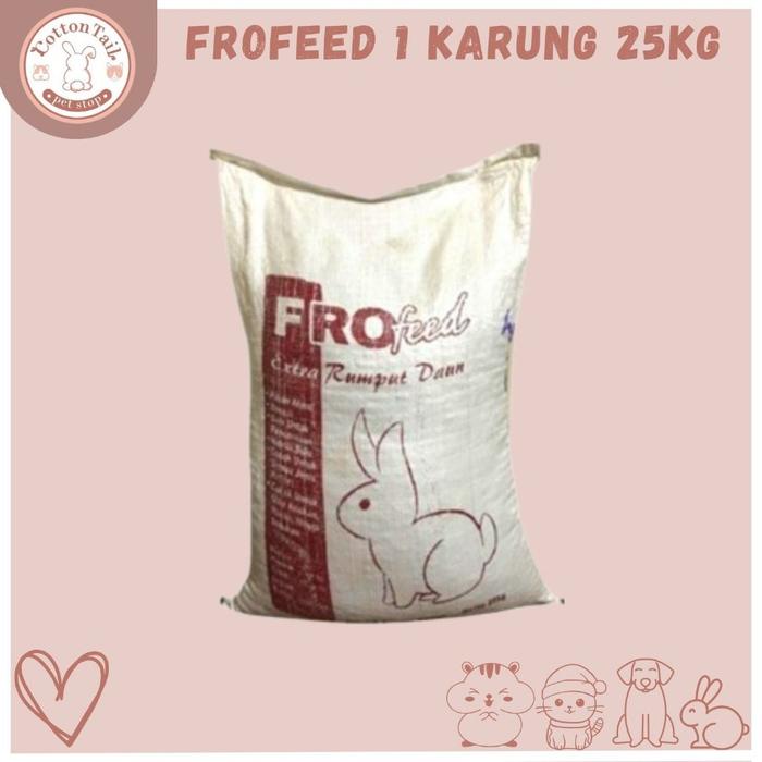 Gambar Fro Feed Makanan Kelinci 25kg / Pelet Kelinci FROFEED 1 KARUNG (25kg) dari FOR FUN SHOP undefined Tokopedia
