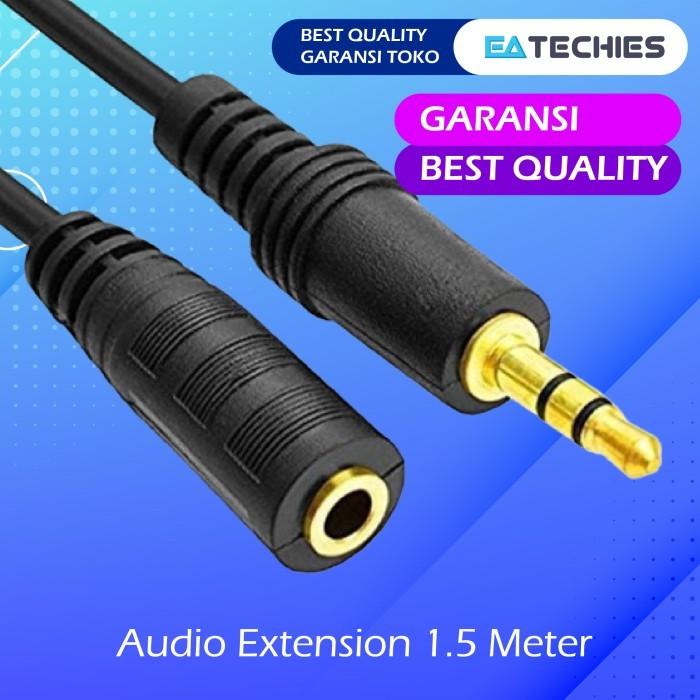 Gambar Kabel Perpanjangan Audio Male - Female (Extension) 1.5M GOLD PLATED - Good Quality dari EATECHIES Store undefined 3 Tokopedia