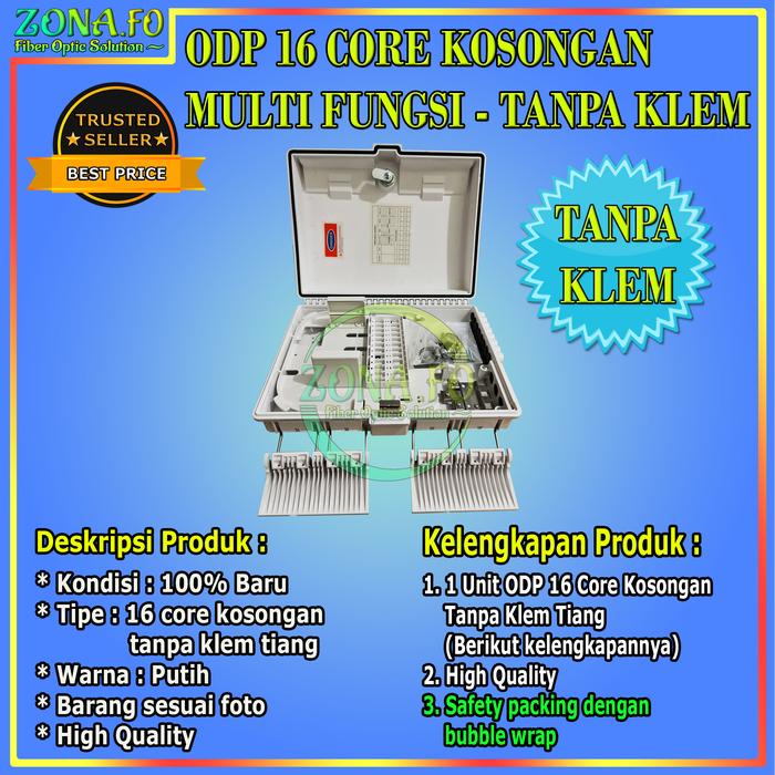 Gambar ODP 16 Core Odp 16C SC Splitter Box Double Lock ODP Tiang Fiber Optik - ODP 16C NO KLEM dari Zona FO undefined Tokopedia